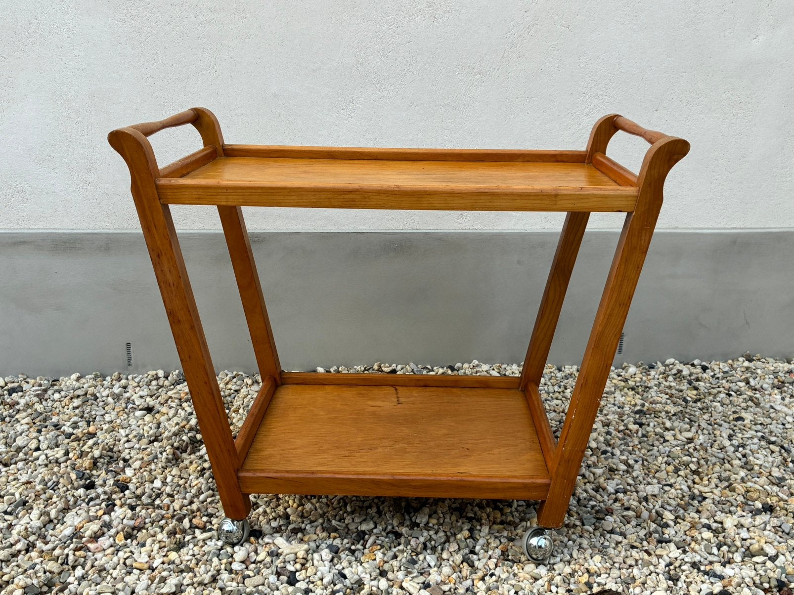 Vintage retro trolley kastje, Ophalen