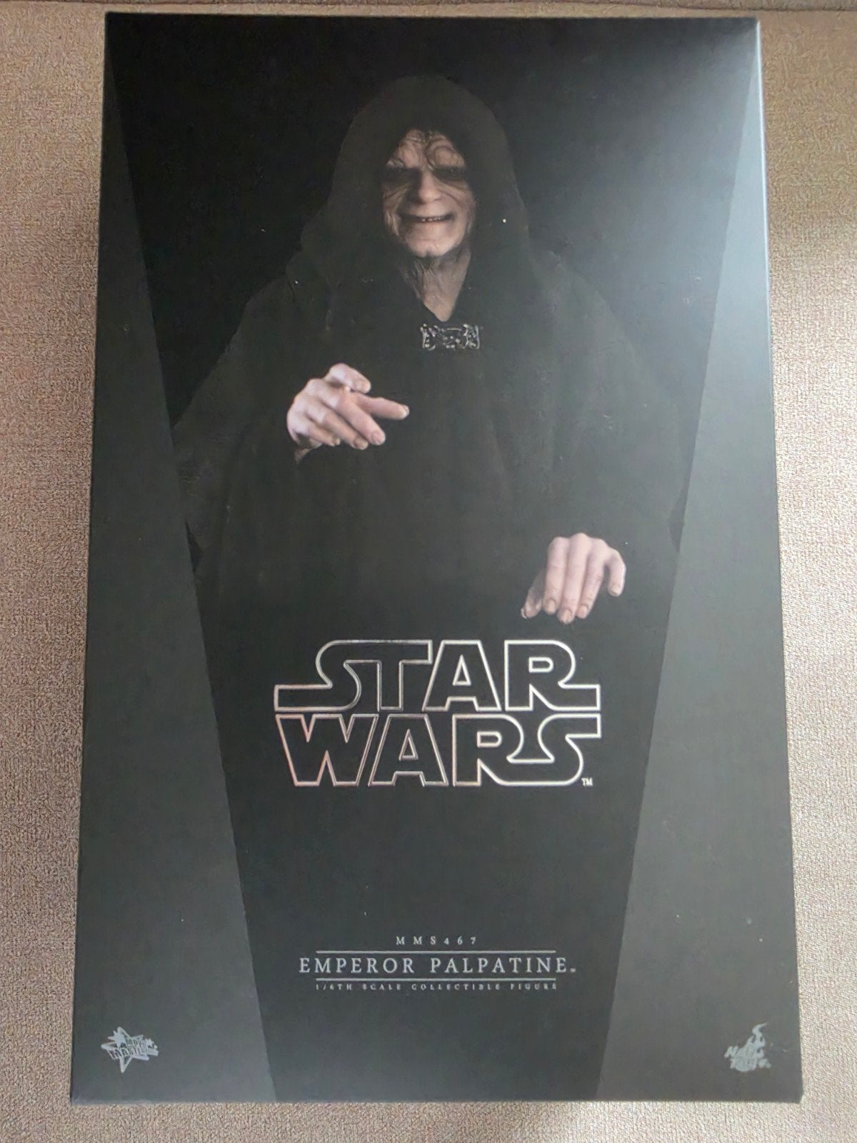 Hot Toys Star Wars Emperor Palpatine MMS467 Figuur, Verzamelen, Star Wars, Ophalen of Verzenden, Zo goed als nieuw, Actiefiguurtje