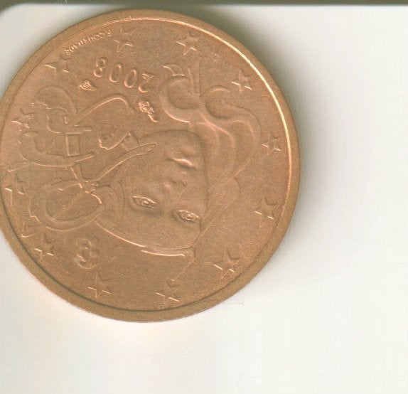 2 cent 2008 frankrijk, Postzegels en Munten, Munten | Europa | Euromunten, Verzenden, Frankrijk
