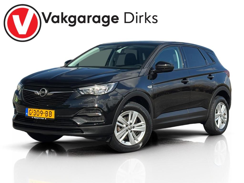 Opel Grandland X 1.2 Turbo 130 pk  CarPlay  Clima, Voorwielaandrijving, Stof, Gebruikt, Euro 6
