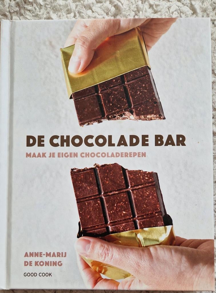 De Chocolade Bar: Maak je eigen chocoladerepen, Boeken, Kookboeken, Zo goed als nieuw, Taart, Gebak en Desserts, Overige typen