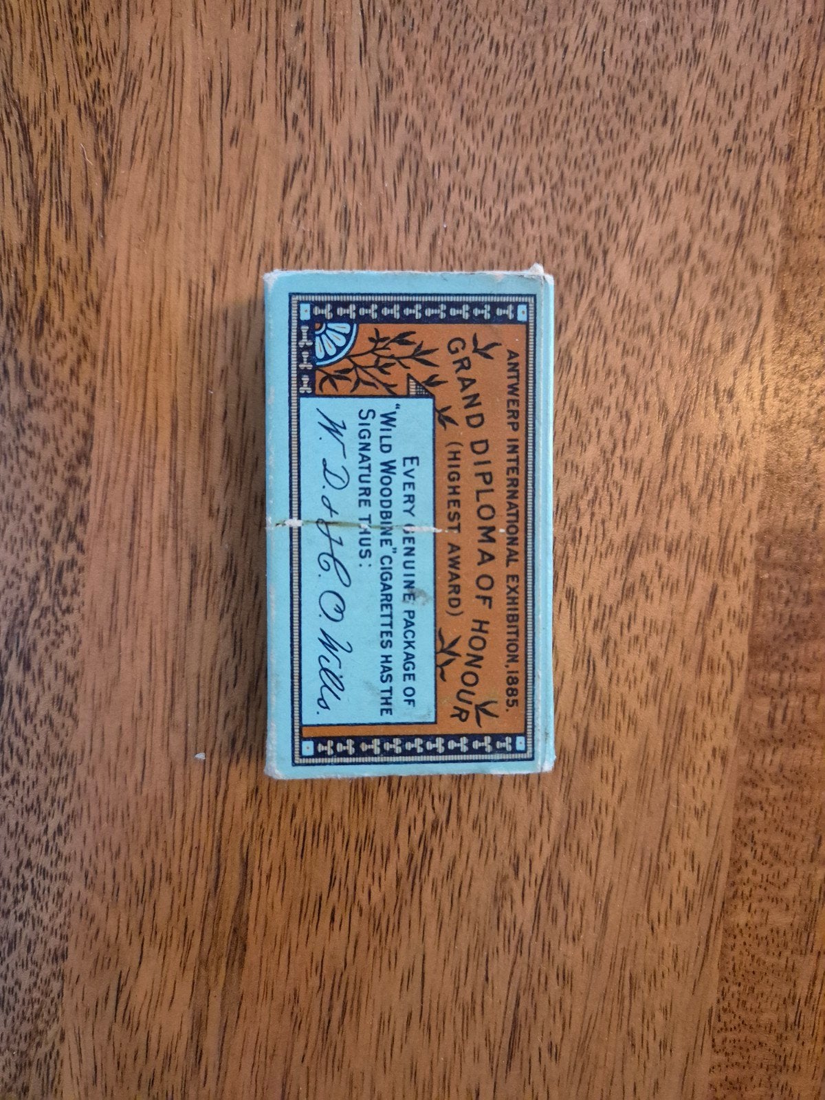 Vintage Wild Woodbine sigarettenpakje – W.D. & H.O. Wills –, Verzenden, Landmacht