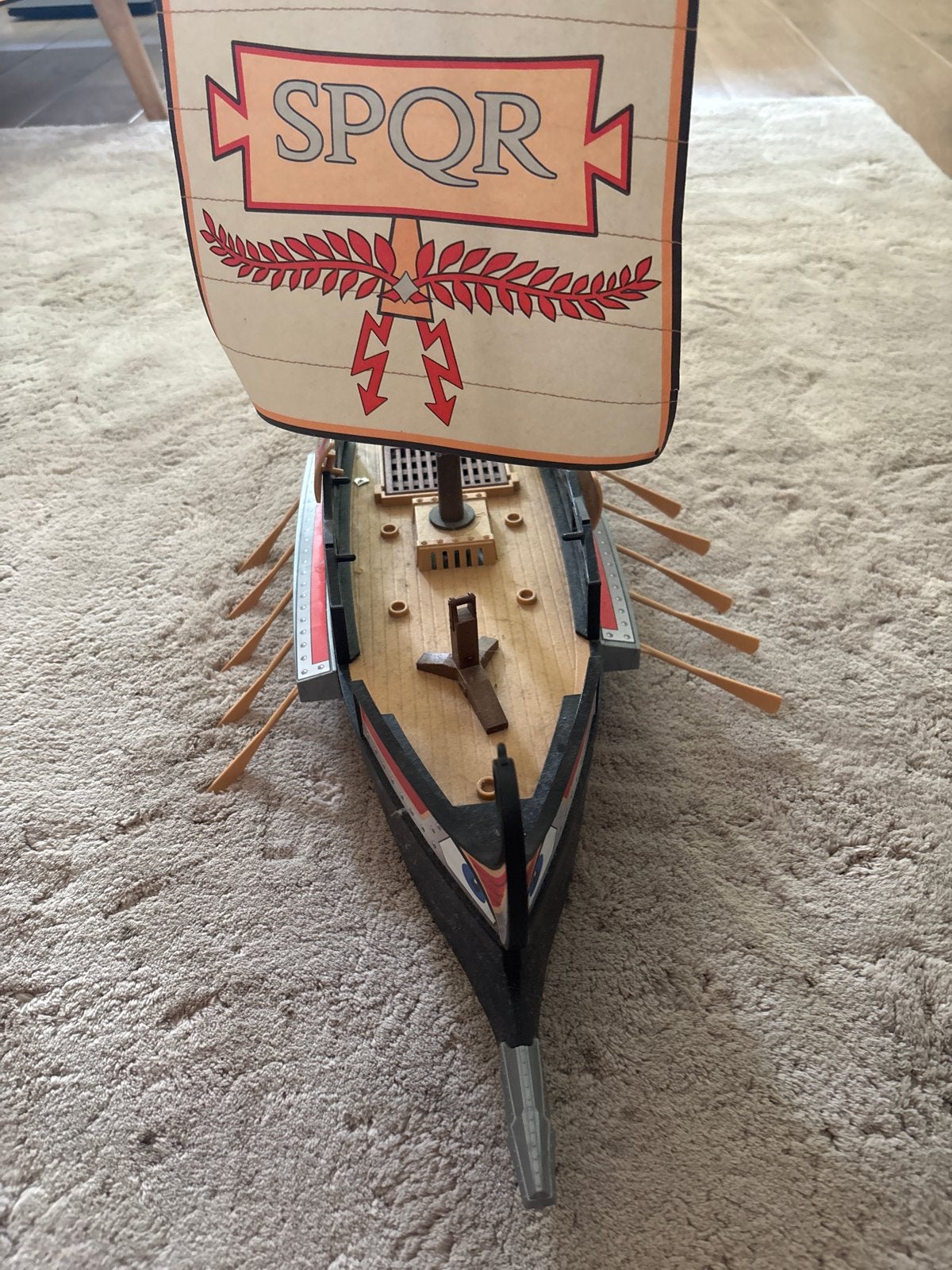 Playmobil Romeins Galjoen Schip SPQR, Ophalen of Verzenden, Zo goed als nieuw