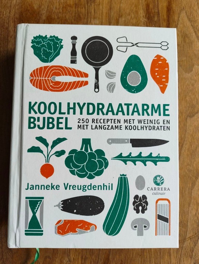 Janneke Vreugdenhil - Koolhydraatarme bijbel - hardcover, Boeken, Ophalen of Verzenden, Zo goed als nieuw