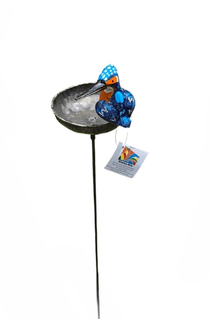 IJVOGELTJE - WATER VOER BAKJE STREETART - HANDMADE FAIRTRADE, Ophalen of Verzenden, Nieuw