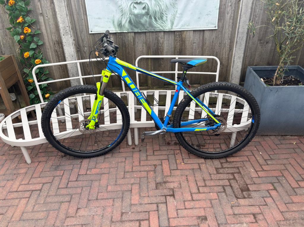 Cube analog moutainbike 19 inch blauw groen, Fietsen en Brommers, Fietsen | Mountainbikes en ATB, Gebruikt, Hardtail, Heren, 49 tot 53 cm