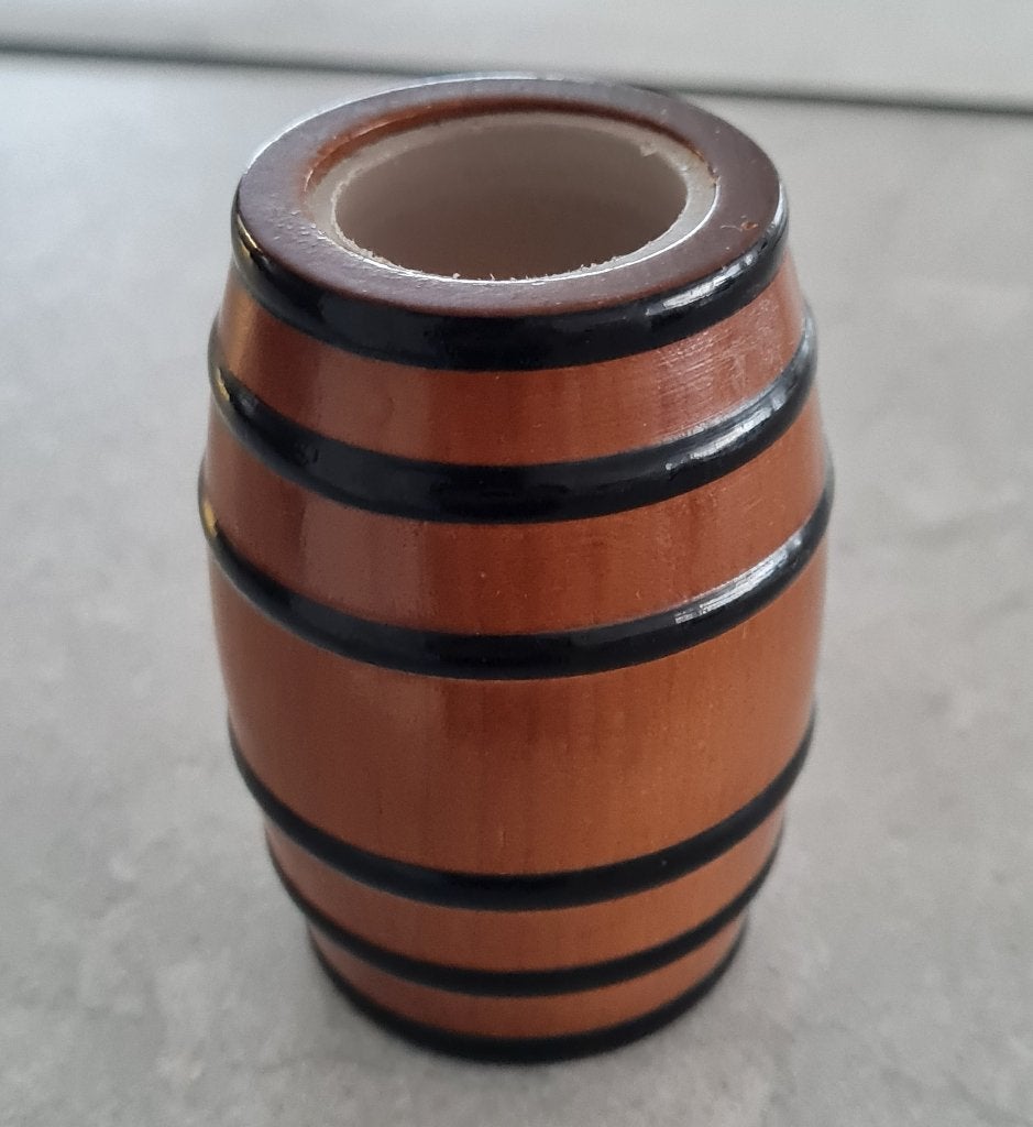 Vintage tonnetje voor bv cocktailprikkers / lepeltjes, Ophalen of Verzenden