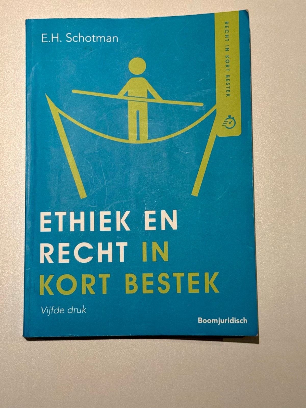 Ethiek en Recht in Kort Bestek - E.H. Schotman, Verzenden, Gamma, Zo goed als nieuw, HBO