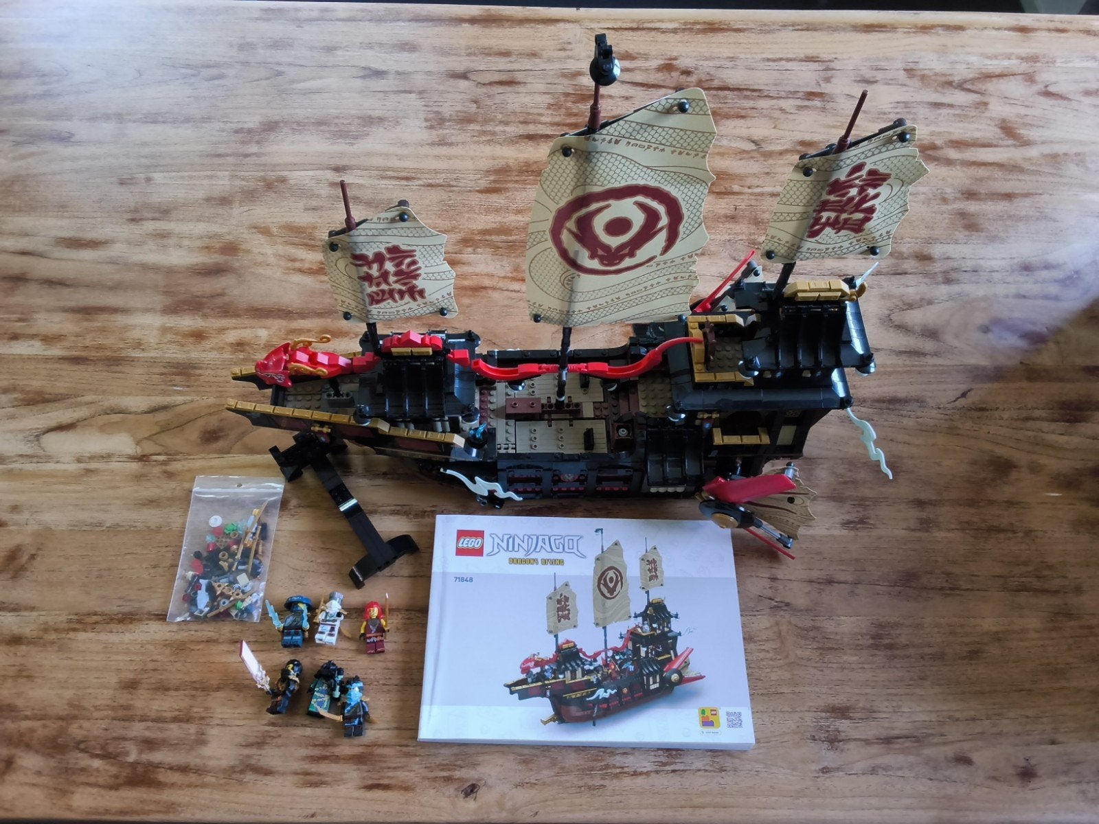 lego ninjago The Temple Bounty 71848, Ophalen, Zo goed als nieuw, Lego