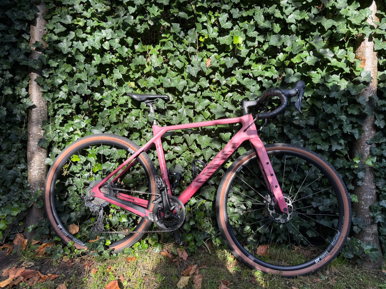 Prachtige Canyon Grizl gravelbike in opvallende roze kleur., Carbon, Zo goed als nieuw, Meer dan 20 versnellingen, Ophalen