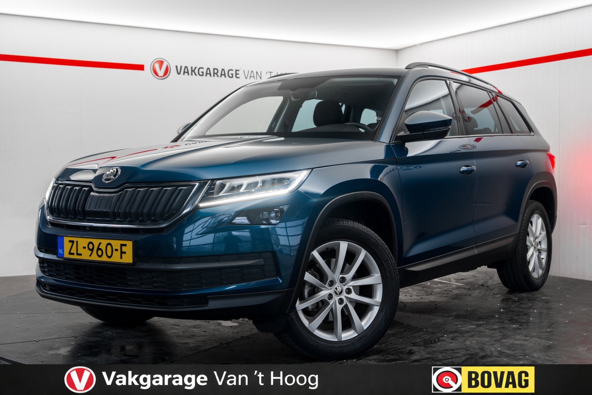 Skoda Kodiaq 1.4 TSI ACT Style Business 7persoons! Trekhaak|, Auto's, Stof, 150 pk, Blauw, 7 stoelen