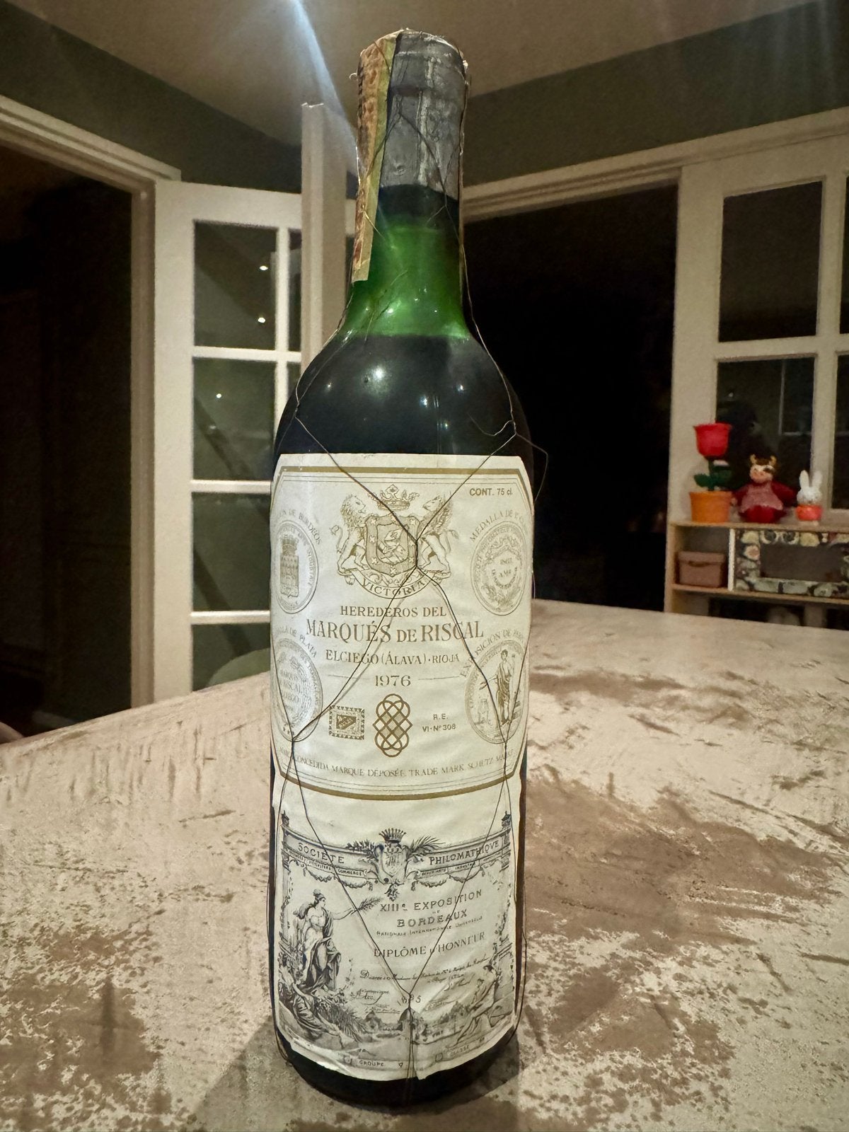 Herederos del Marqués de Riscal Rioja 1976, Verzamelen, Ophalen, Gebruikt, Spanje, Rode wijn