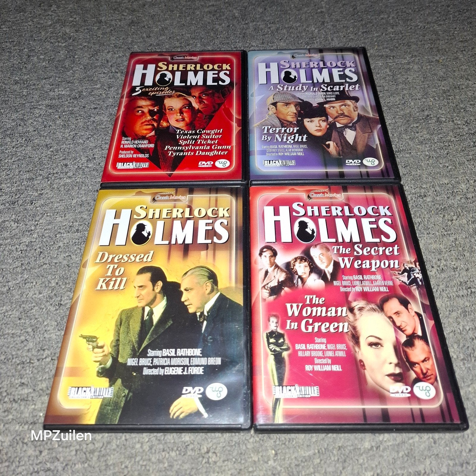 Sherlock Holmes  .. 4 DVD, Ophalen of Verzenden, Zo goed als nieuw, Thrillers en Misdaad, Nederlands