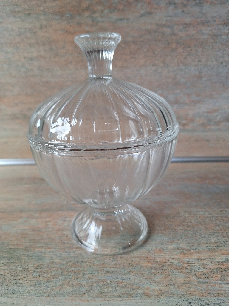 Glazen Bonbonnière met Deksel - Elegant Design, Ophalen