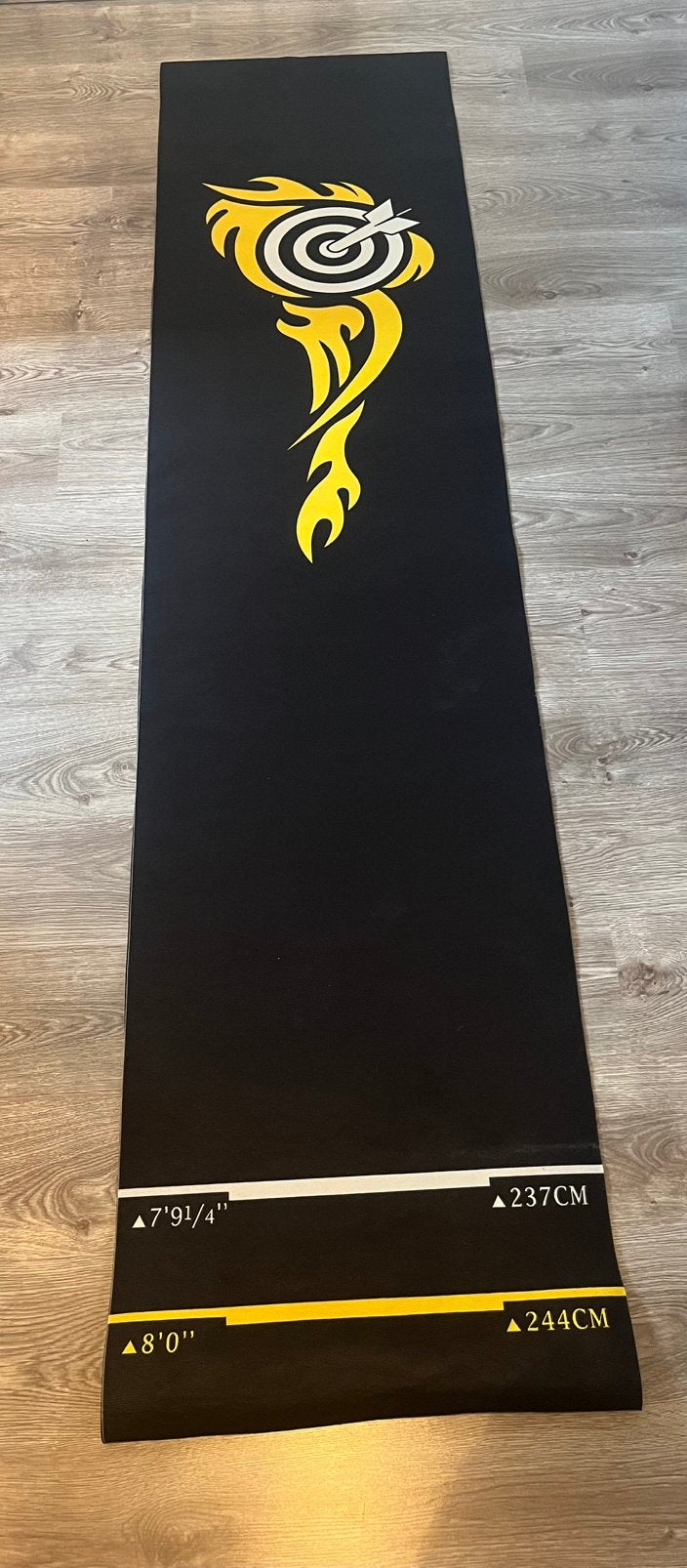 NIEUWE dartmat 60x260 cm inclusief afstandstreep., Sport en Fitness, Ophalen of Verzenden, Nieuw, Overige typen