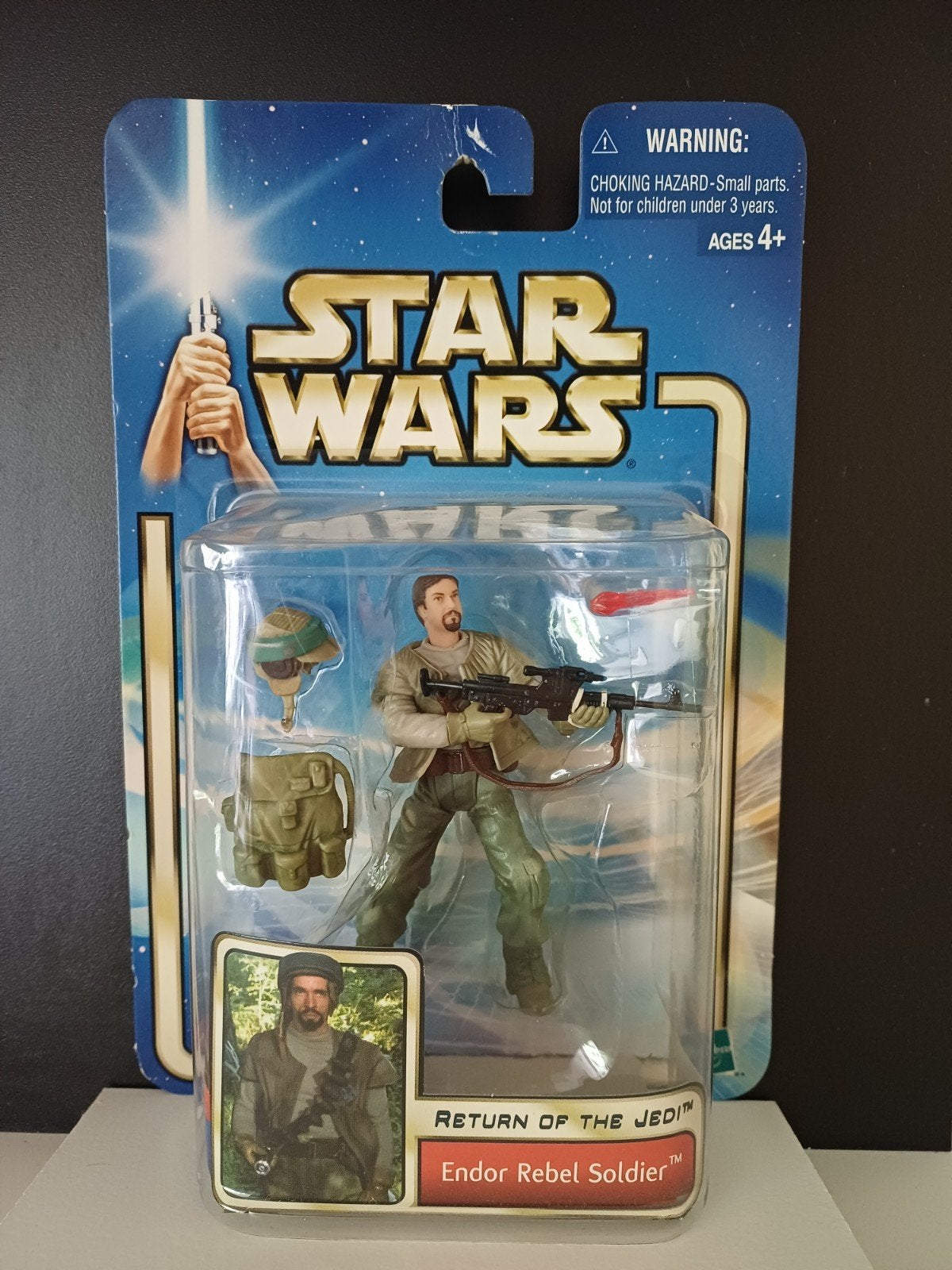 Star Wars TSC ROTJ Endor rebel soldier, Ophalen of Verzenden, Actiefiguurtje