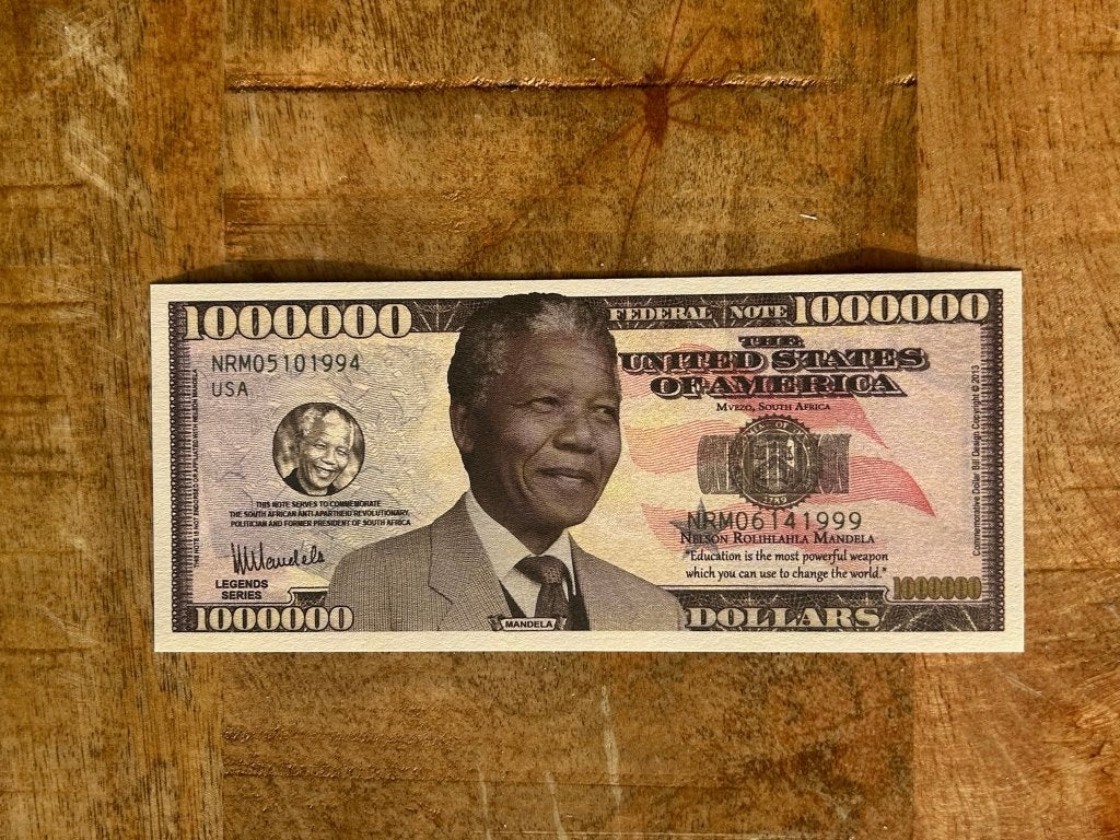 Amerikaans biljet Nelson Mandela, Ophalen of Verzenden, Zuidoost-Azië