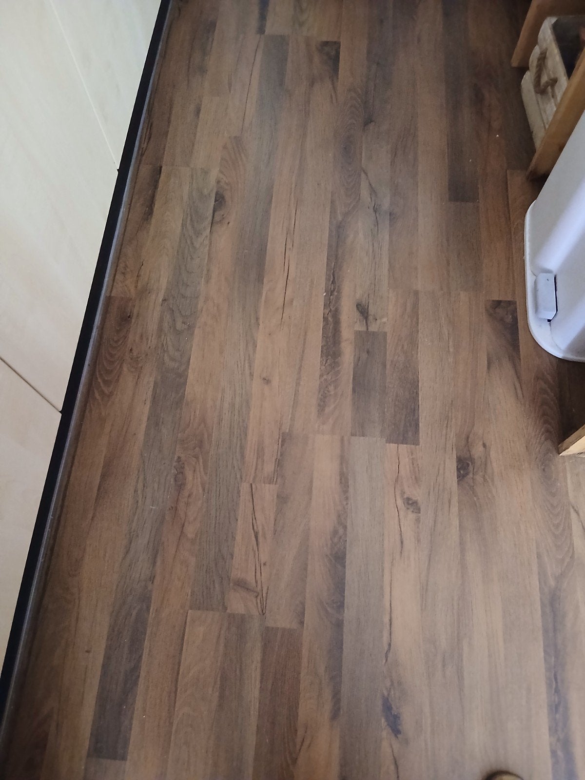 Laminaatvloer met houtnerf - Gebruikt, Ophalen, Gebruikt, 50 tot 150 cm, 10 m² of meer