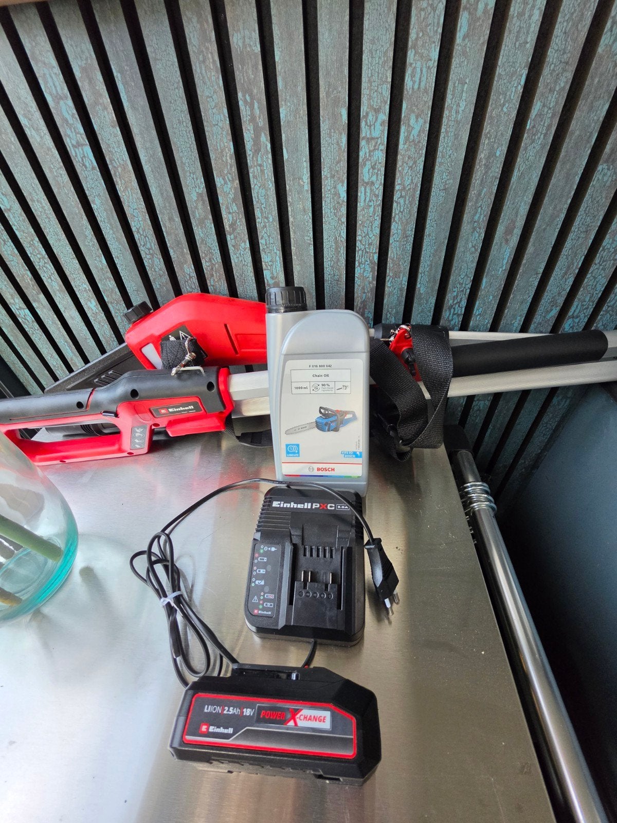 Einhell Accu Takkenschaar / Kettingzaag (GC-LC 18/20 LiT), Tuin en Terras, Ophalen, Zo goed als nieuw, Minder dan 20 mm, Einhell