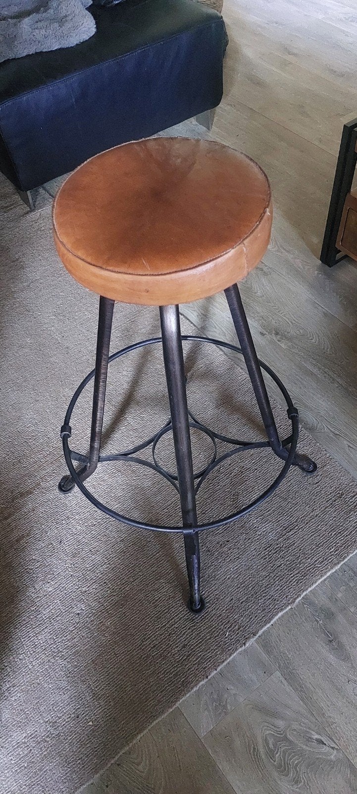 Barkruk., Huis en Inrichting, Barkrukken, 1 kruk, Ophalen, In hoogte verstelbaar, 60 tot 90 cm