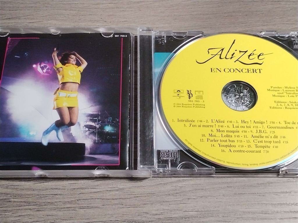 Alizee ‎– En Concert, Cd's en Dvd's, Ophalen of Verzenden, Zo goed als nieuw