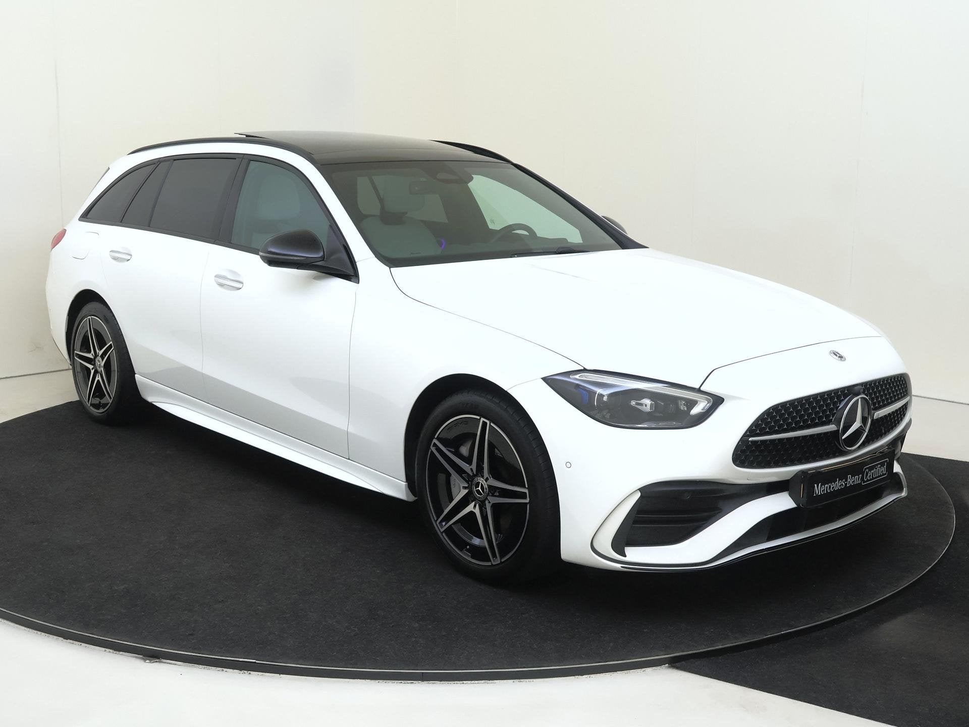 Mercedes-Benz C-klasse Estate 300 e Star Edition AMG Line /, Auto diversen, Automaat, Wit, Mercedes-Benz, Stationwagon