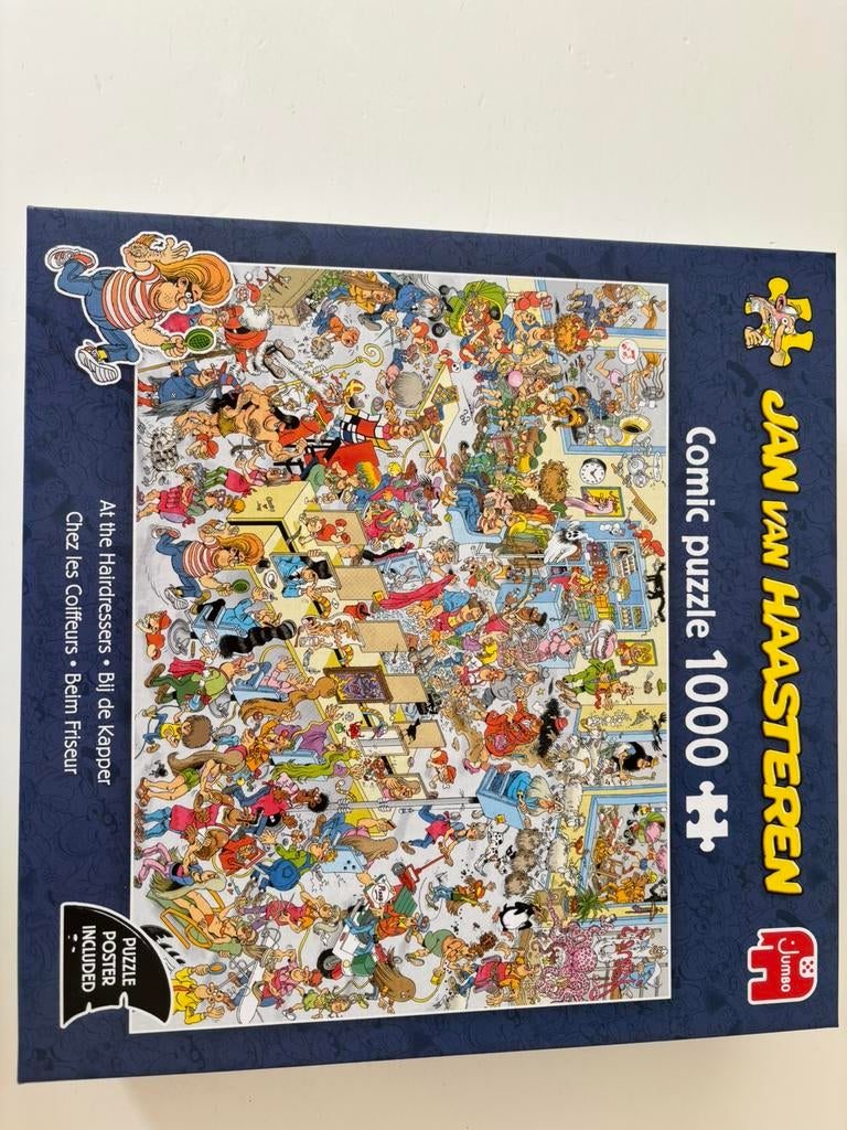 Jan van Haasteren puzzel 1000 stukjes, Ophalen, 500 t/m 1500 stukjes, Zo goed als nieuw