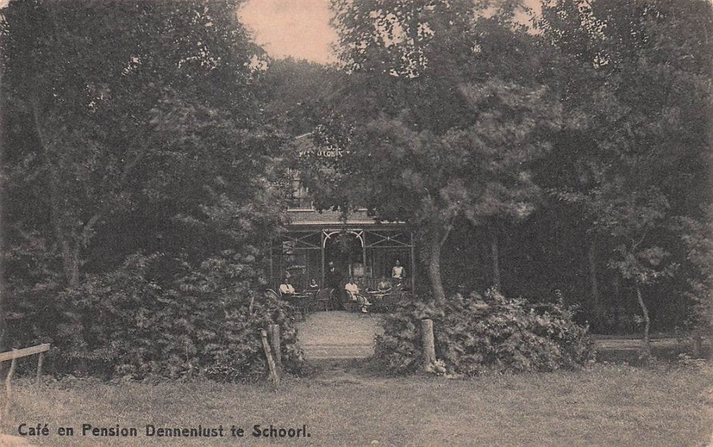 703-001-051 Café en Pension Dennenlust te Schoorl, Verzenden, Voor 1920, Noord-Holland