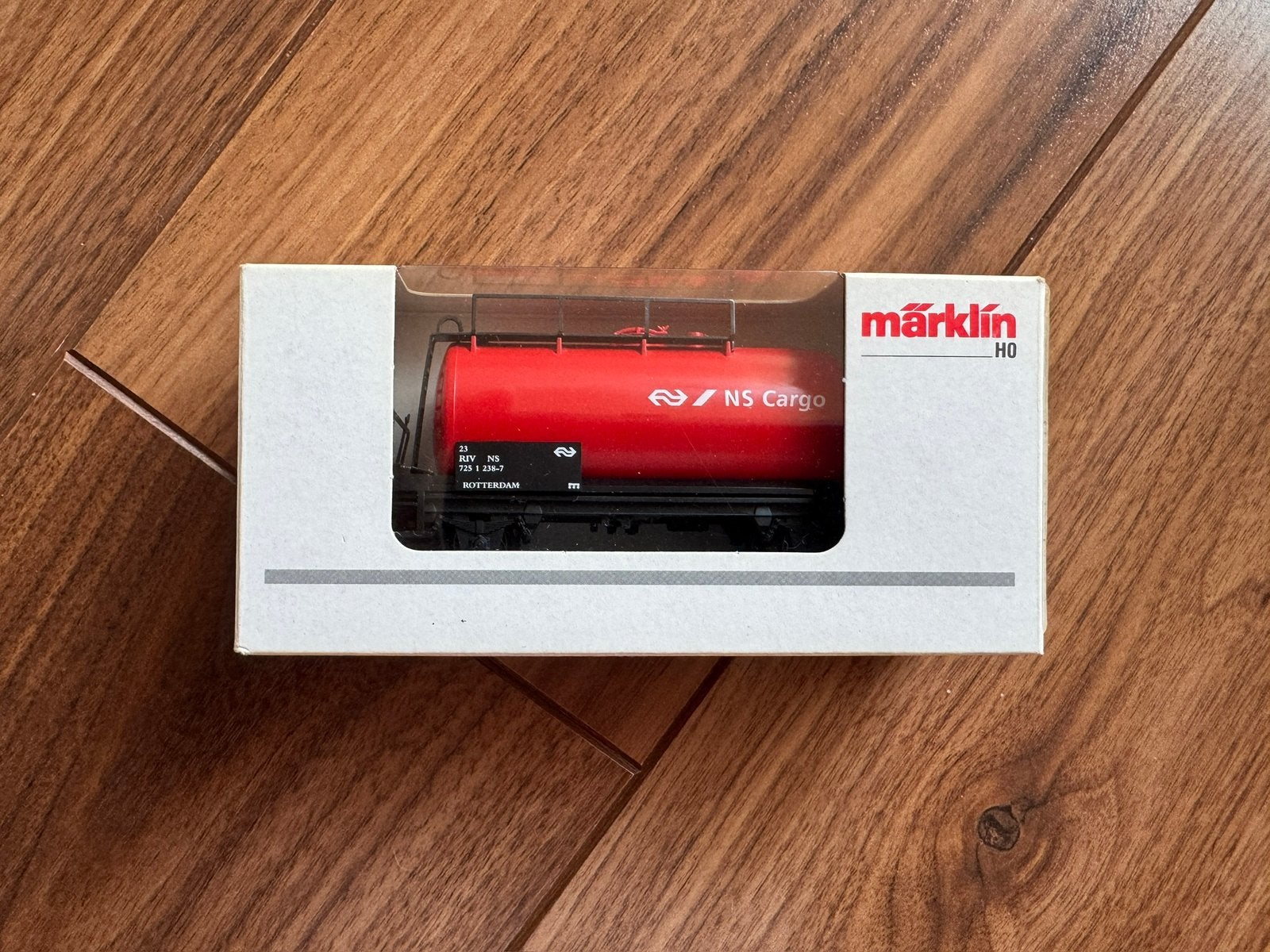 🚂 Marklin 4441.805 Insider NS Cargo van de NS., Wisselstroom, Wagon, Ophalen of Verzenden, Märklin