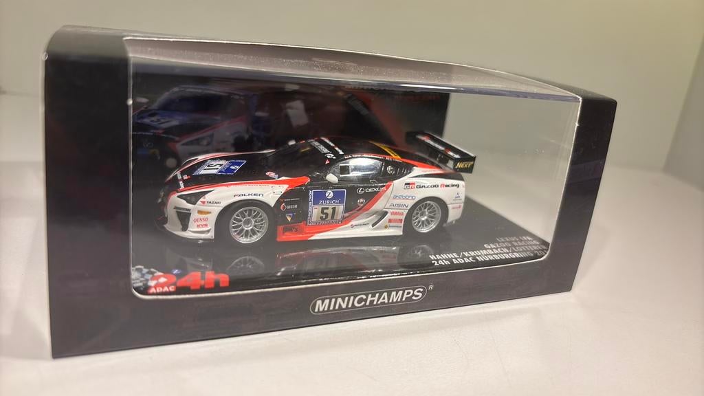 Lexus lfa #51 24 Nurburgring minichamps 1.43