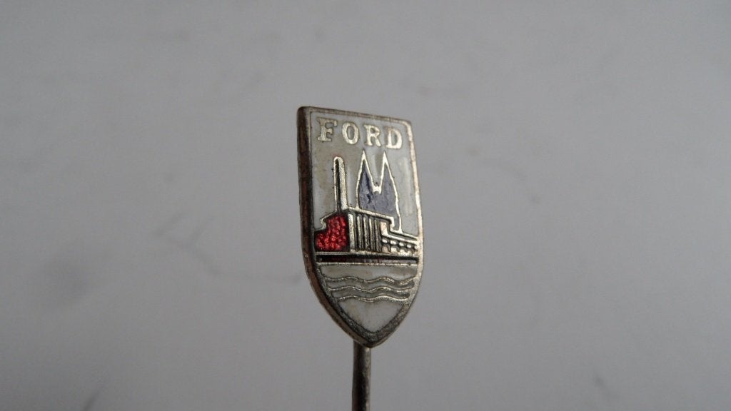 Ford Köln autofabriek speld, geëmailleerd, Verzenden, Gebruikt, Merk, Speldje of Pin