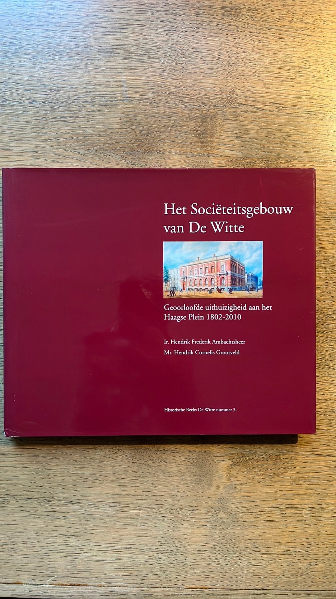 H.F. Ambachtsheer - Historische reeks De Witte nummer 3, Ophalen of Verzenden, Zo goed als nieuw, H.F. Ambachtsheer; M.C. Grootveld
