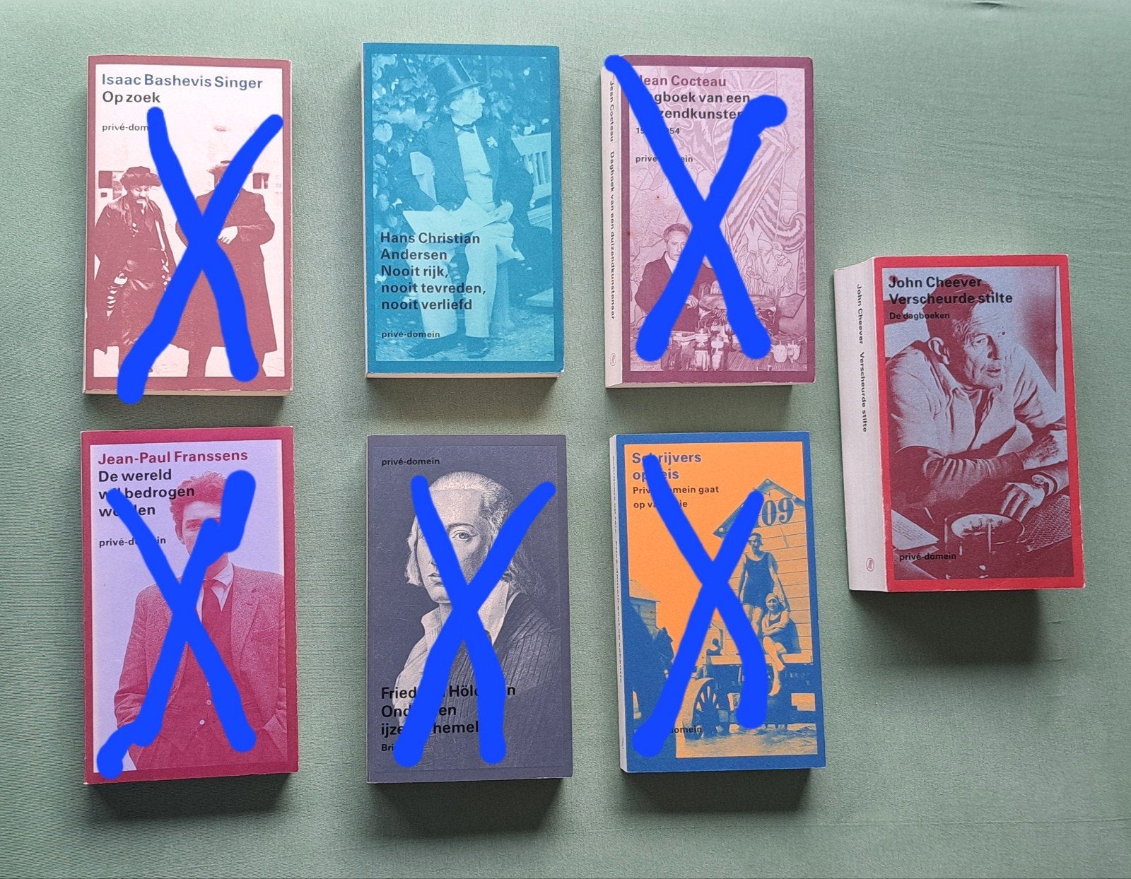 2x privé-domein - van diverse auteurs -prijs zie advertentie, Ophalen of Verzenden, Zo goed als nieuw, Diverse auteurs, Nederland