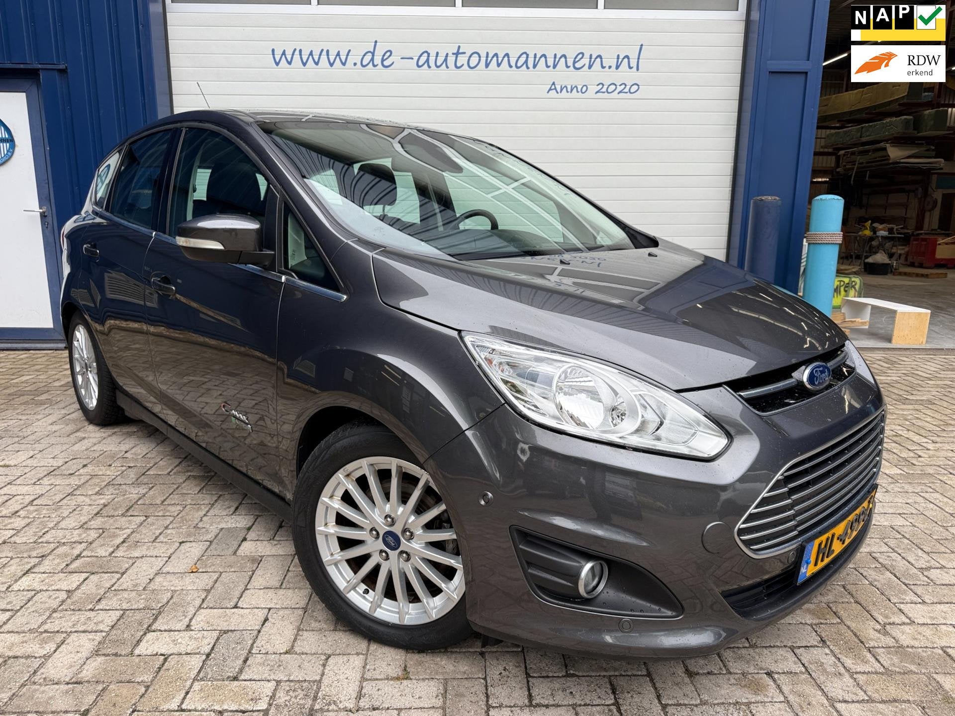 Ford C-Max 2.0 Plug-in Hybrid Titanium AUTOMAAT / LEER / NAV, Auto's, 137 pk, Gebruikt, Euro 6, 4 cilinders