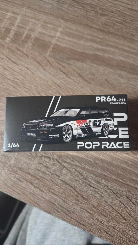 Pop Race PR64-211 Stagea R34, Ophalen of Verzenden