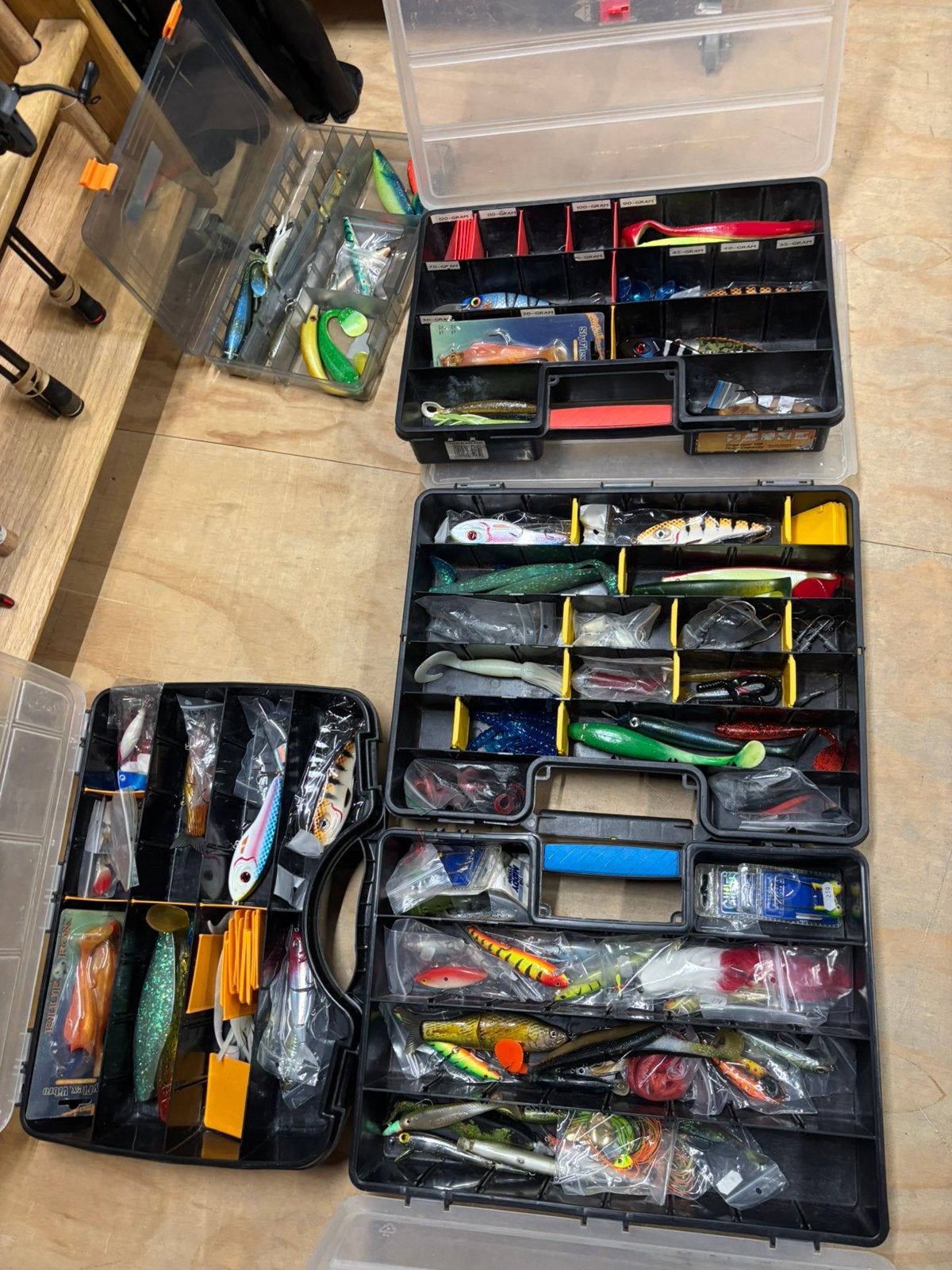 Boxen vol pluggen en shads, Ophalen, Overige typen
