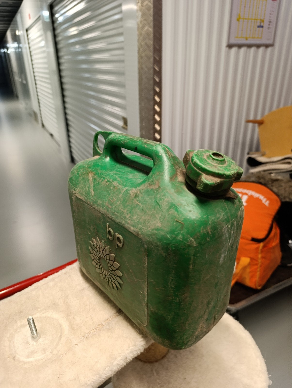 Oude BP jerrycan - Groen, Ophalen of Verzenden
