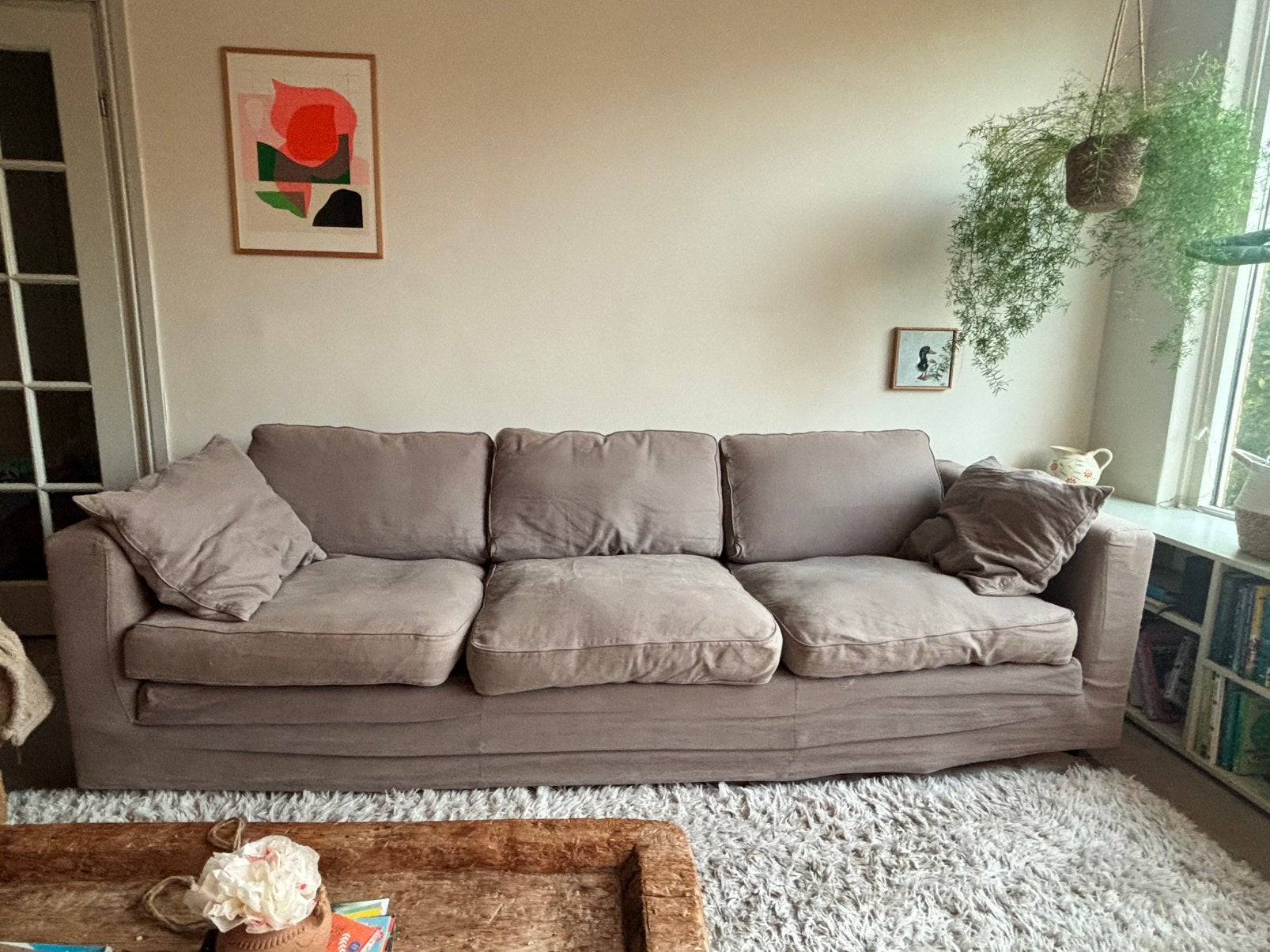 Linteloo Easyliving 3 zits bank, Ophalen, Gebruikt, Driepersoons, 75 tot 100 cm