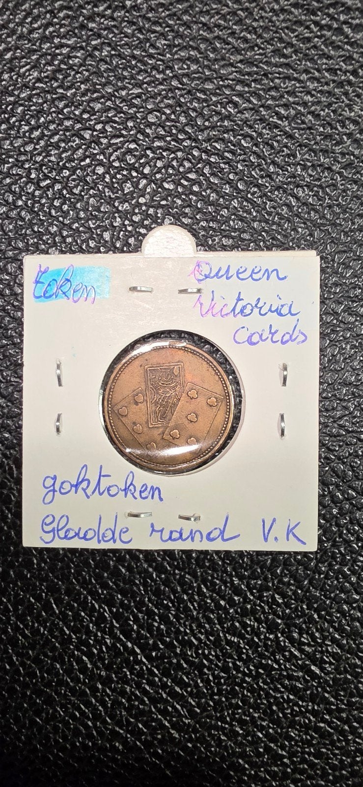 Verenigd Koninkrijk Queen Victoria gok cards  gladde rand, Ophalen of Verzenden, Overige materialen