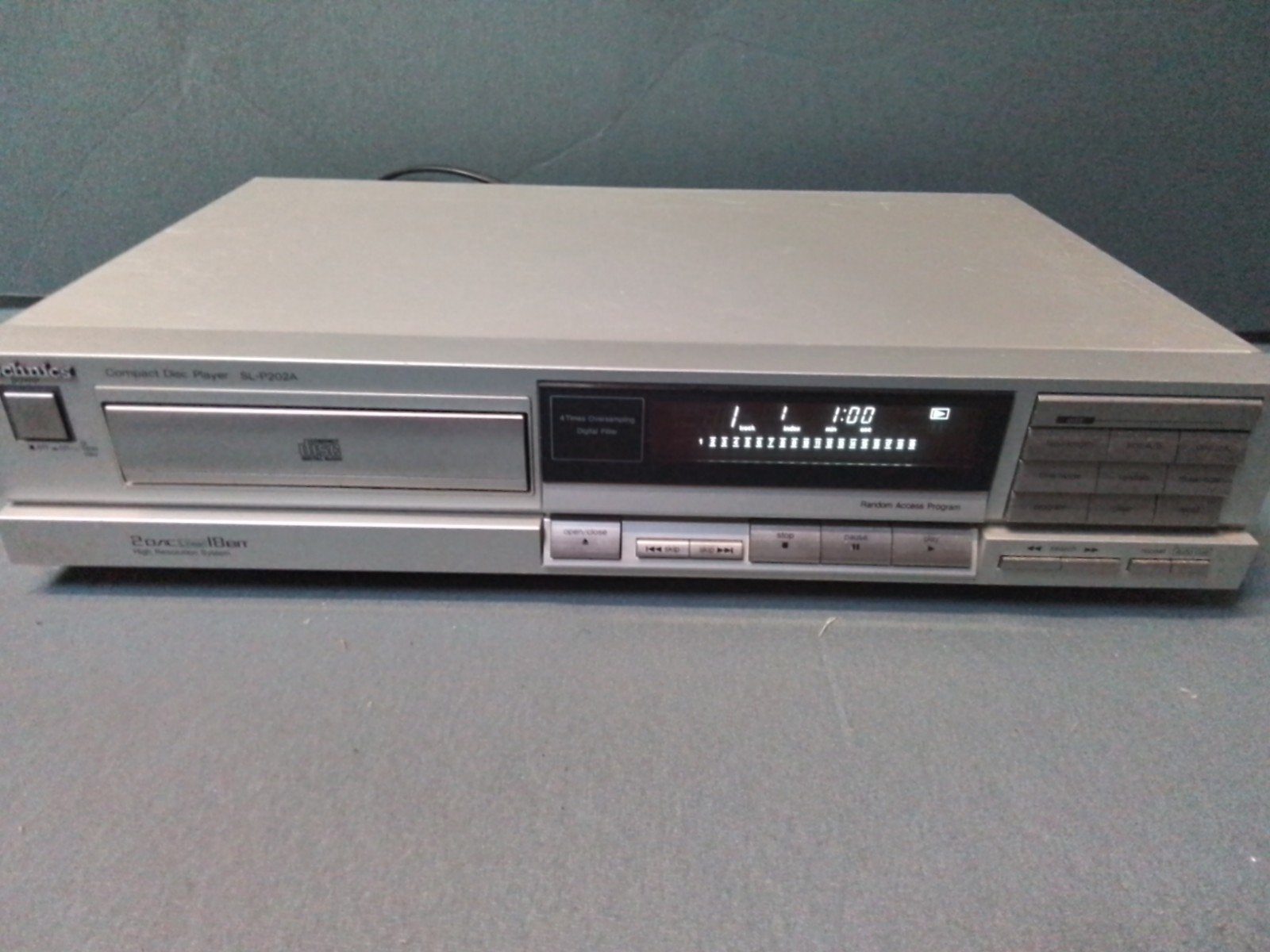 Technics SL-P202A Compact Disc Speler - Vintage CD-speler, Ophalen of Verzenden, Gebruikt, Technics