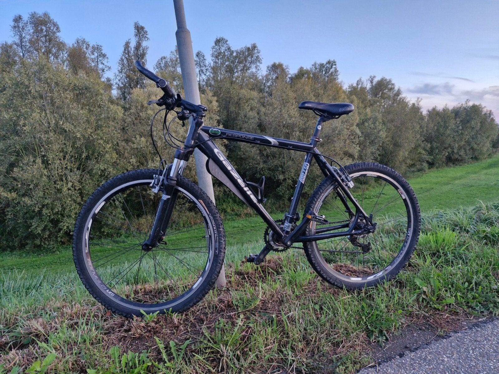 Gazelle mountainbike, Fietsen en Brommers, Fietsen | Crossfietsen en BMX, Ophalen, 24 inch of meer, Velgrem, Aluminium