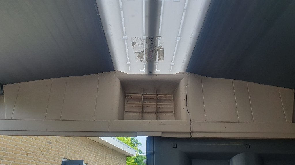 Tuinhuisje kunststof 2 x 2 mtr, Ophalen, Gebruikt, Kunststof, Overige typen
