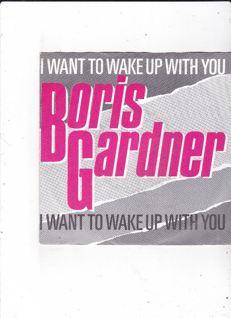 Single Boris Gardner - I want to wake up with you, Ophalen of Verzenden, Gebruikt, 7 inch, Pop