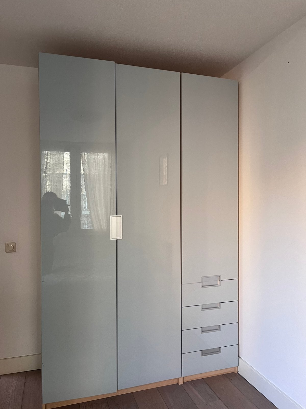 Kledingkast, Huis en Inrichting, Kasten | Kledingkasten, Gebruikt, 200 cm of meer, Ophalen of Verzenden, 200 cm of meer