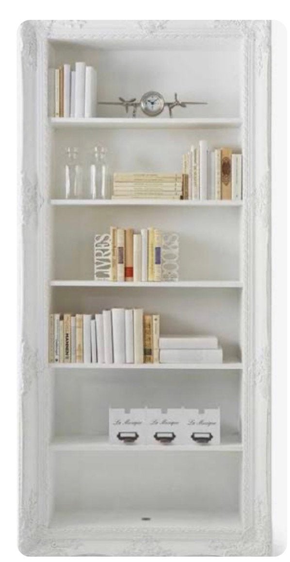 Gezocht Riviera maison boekenkasten, Ophalen of Verzenden, Zo goed als nieuw, Riviera maison barok wit, Met plank(en)