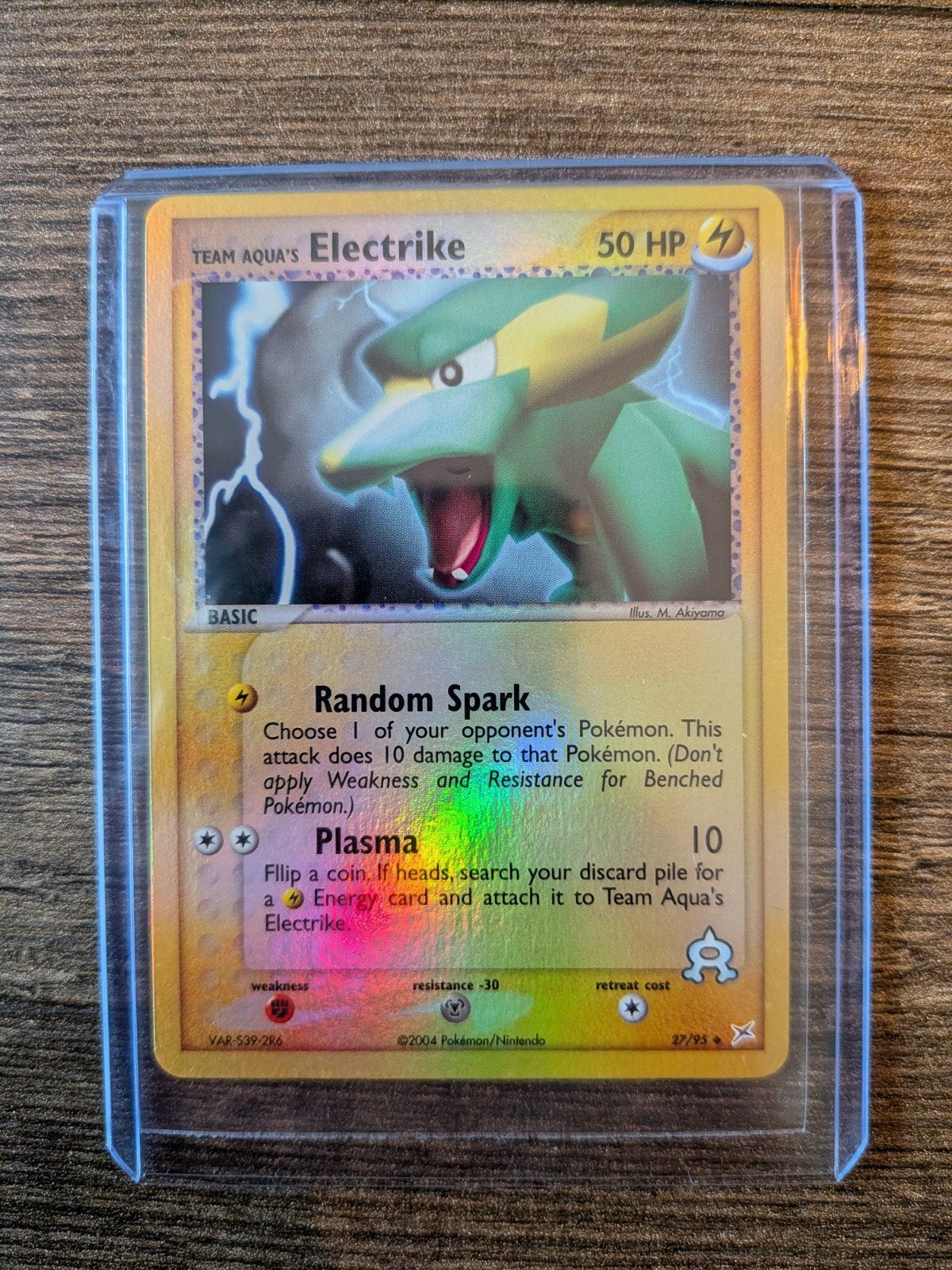 Pokemon Electrike Reverse EX Team Magma vs Team Aqua 27/95, Ophalen of Verzenden