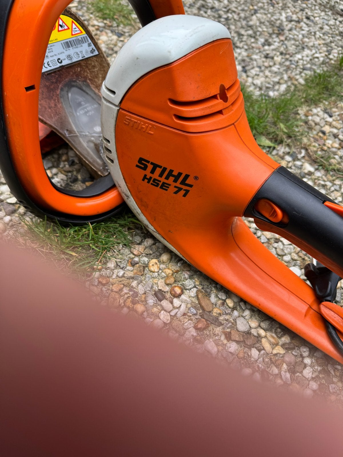 Stihl HSs77elektrische heggenschaar, Tuin en Terras, Ophalen of Verzenden, Gebruikt, Elektrisch