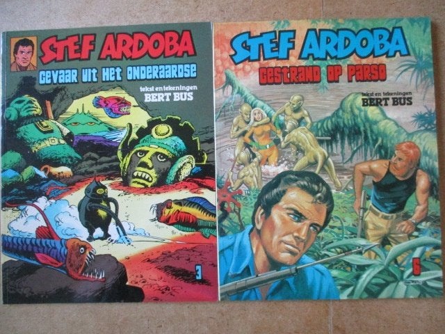 adv8856 stef ardoba, Boeken, Eén stripboek, Ophalen, Gelezen