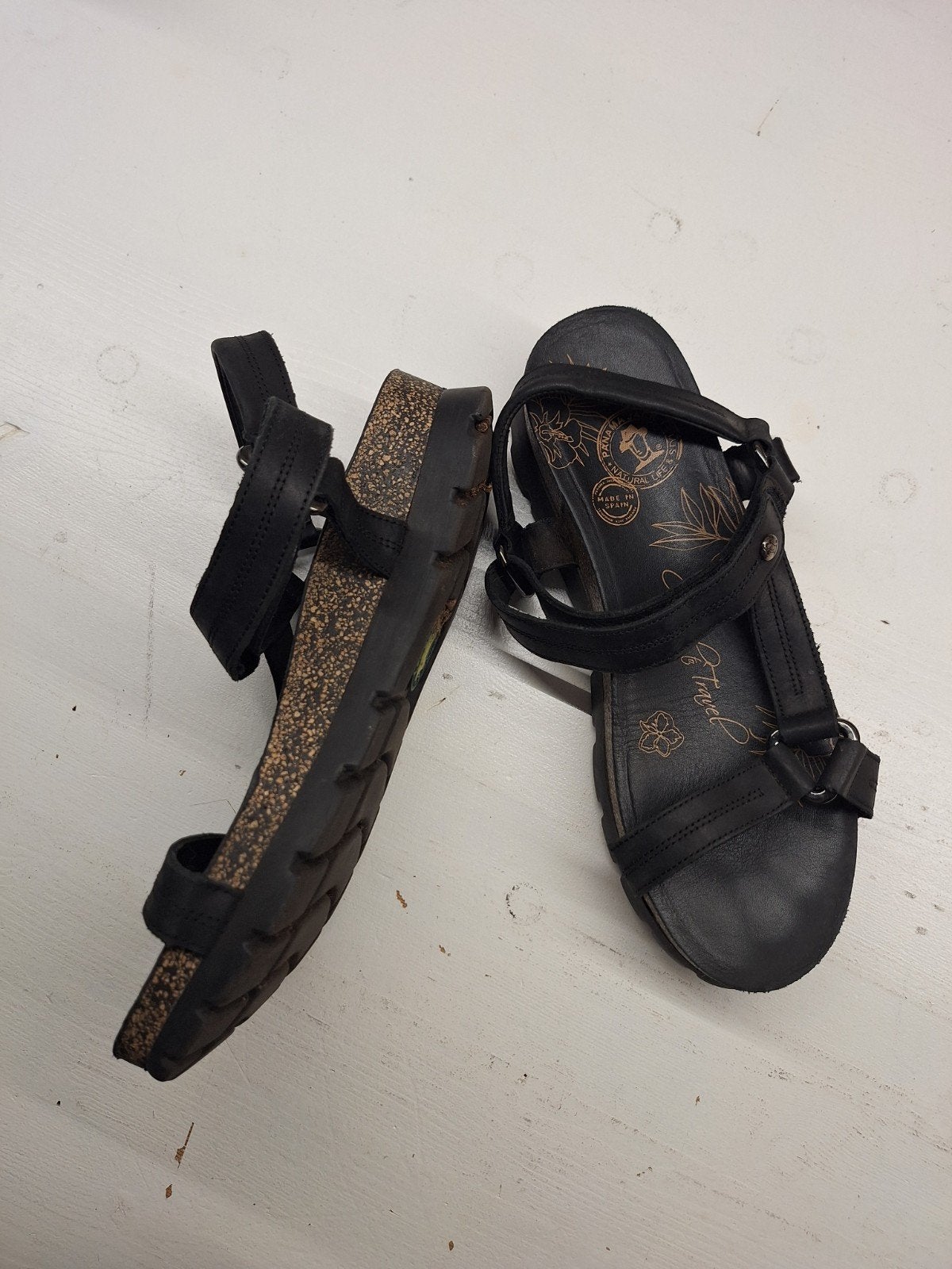 Panama jack sandalen maat 40, Ophalen, Zwart, Sandalen of Muiltjes, Zo goed als nieuw