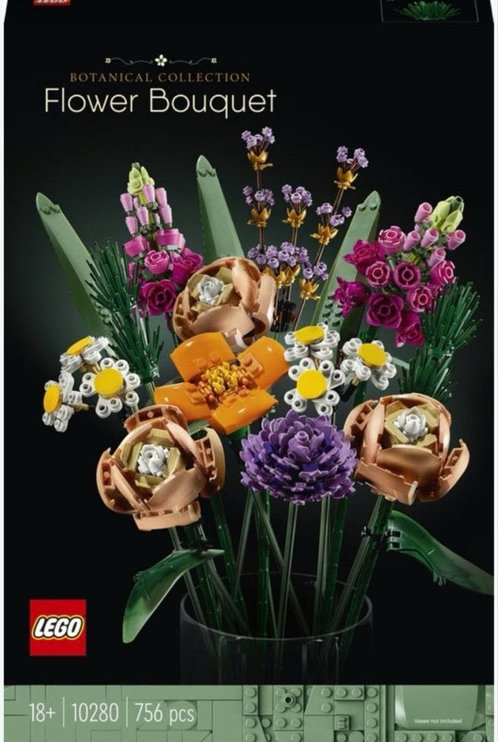 LEGO Botanical Collection Bloemenboeket, Kinderen en Baby's, Gebruikt, Overige thema's, Lego, Inclusief instructies